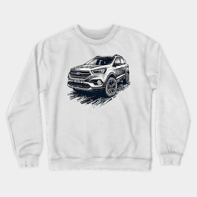 Ford Escape Crewneck Sweatshirt by Vehicles-Art